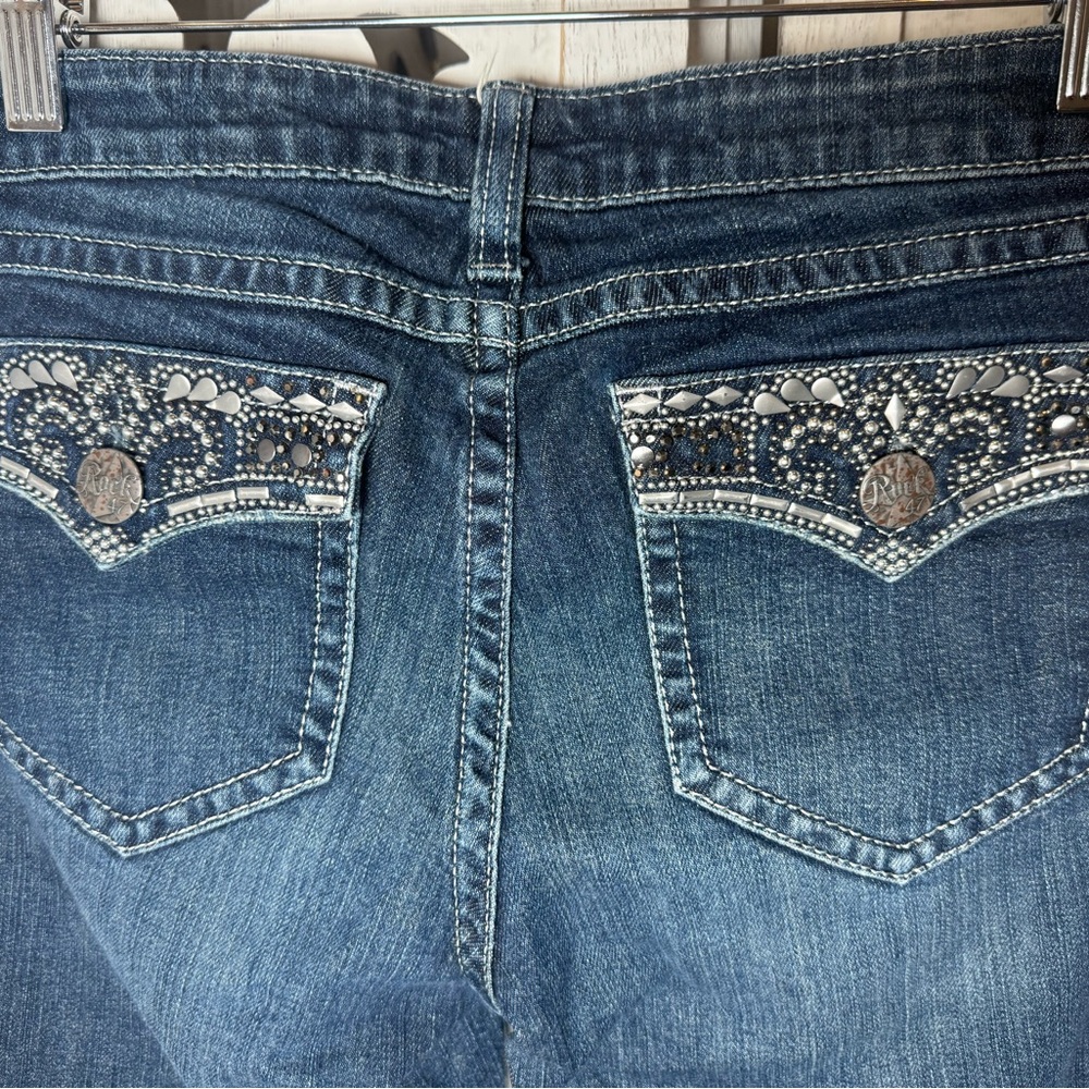 Embellished Back Pocket Rock 47 Bootcut Wrangler Boot cut